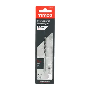 Timco - Professional Masonry Bit (Size 5.0 x 85 - 1 Each)