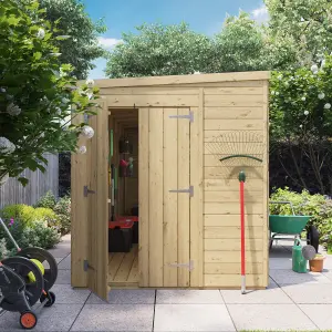 BillyOh Planthouse Tongue and Groove Pent Potting Wooden Shed - 16x6