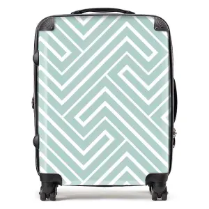 Geometric Modern Ornment Suitcase - Large