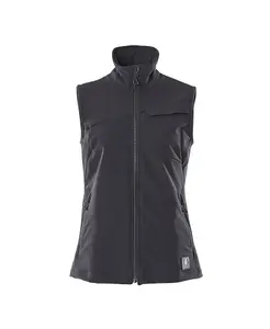 Mascot Accelerate Ladies Ultimate Stretch Light Gilet Jacket (Dark Navy)  (Large)