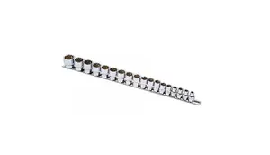 Laser 3593 18pc Alldrive Socket Rail Set 3/8" Drive M6-M24