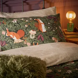 furn. Pineberry Forest Woodland Duvet Set