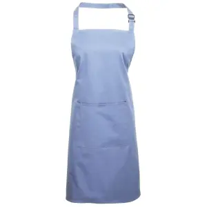 Premier Ladies/Womens Colours Bip Apron With Pocket / Workwear (Pack of 2)