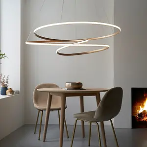 Luminosa Imola Pendant Ceiling Light Satin Gold Paint & White Silicone