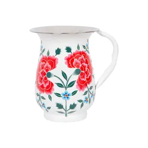 BillyCan Hand-Painted Picnic Water Jug - 1.7L - Peony