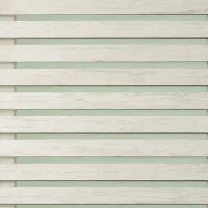 Fine Decor Wood Slats Effect Panel Look Wallpaper Sage Green (FD43218)