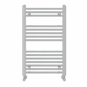 Right Radiators 800x500 mm Straight Heated Towel Rail Radiator Bathroom Ladder Warmer Chrome