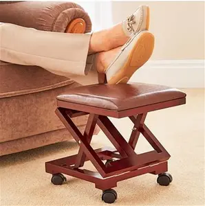 Chums Three Position Footstool - Mahogany