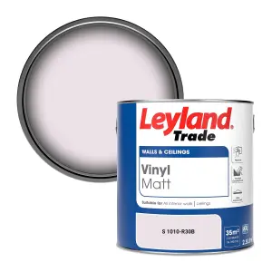 Leyland Trade Vinyl Matt Walls & Ceilings Emulsion Paint (S 1010-R30B) 2.5L