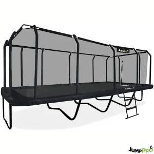 23ft x 10ft JumpPRO™ Xtra Giant Black Rectangular Trampoline