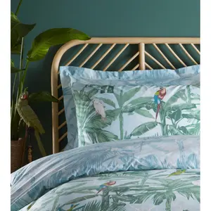 Shartlesville Polyester Floral Duvet Cover Set with Pillowcases Super King - 2 Standard Pillowcases