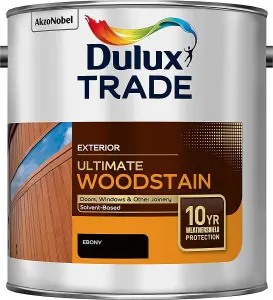 Dulux Trade Ultimate Weathershield Woodstain - Ebony - 2.5L