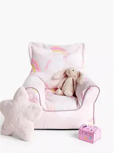 John Lewis Magical Unicorn Bean Bag Chair, Pink