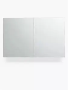 John Lewis Large Double Mirror-Sided Bathroom Cabinet