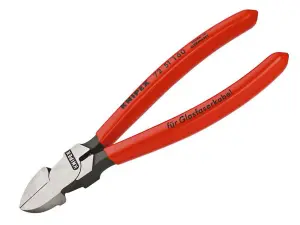 Knipex 72 51 160 Professional Fiber Optics Diagonal Cutter for Precision Cutting