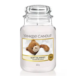 Yankee Candle Original Large Jar Scented Candle Soft Blanket, 623g