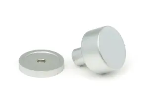 From The Anvil Satin Chrome Kelso Cabinet Knob - 25mm (Plain)