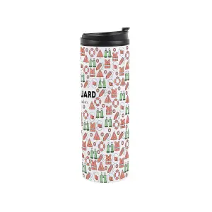 Lifeguard Travel Mug - Novelty Swimming Gift Stainless Steel Vacuum-Sealed Double-Walled Hot/Cold Drinks Travel Flask