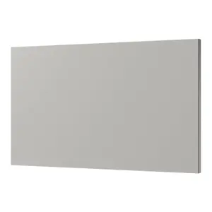 GoodHome Stevia Innovo handleless matt pewter grey slab Standard Drawer end panel (H)340mm (W)595mm