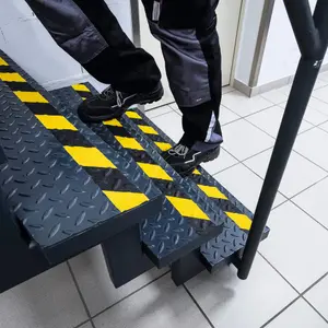 Durable DURALINE GRIP+ Strong Anti Slip Hazard Warning Floor Tape - 50mm x 15m