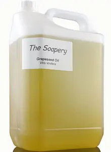 Grapeseed Oil 5 Litre - Cosmetic Grade - Also A Carrier Oil For Massage And Aromatherapy