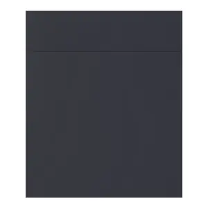 GoodHome Stevia Matt blue Slab Door & drawer 600mm