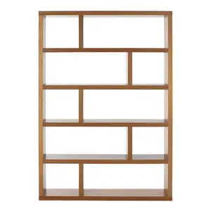 Jago 173cm H x 120cm W Geometric Bookcase Mukali