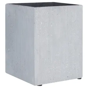 Maison by Premier Polyresin Vase Grey Polyresin Small Square Vase