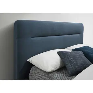 Birlea Finn King Bed Frame In Steel Blue