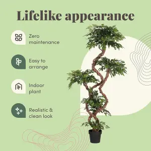 Blooming Artificial - 165cm / 5.5ft Faux Fruticosa Tree Fake Indoor House Plant