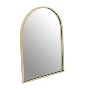 Interiors by Premier Trento Gold Finish Metal Wall Mirror