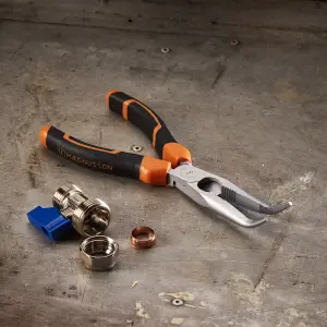 Magnusson 205mm Bent long nose pliers