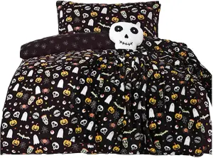 Smart Living Luxury Spooky Halloween Fluffy Blanket For Bed, Sofa Bed Soft Fleece Throw Blanket - Soft Flannel