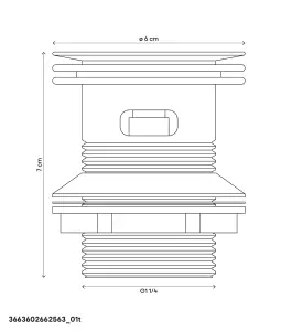 GoodHome Seaton Basin Mono mixer Tap