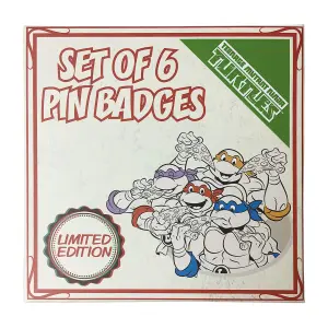 Teenage Mutant Ninja Turtles Limited Edition Set of 6 Pin Badges