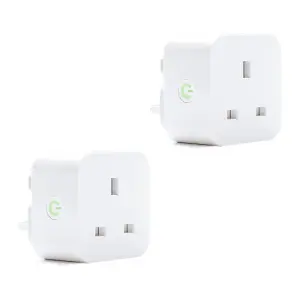 ValueLights WiFi Smart Plug with App Control Energy Monitoring and Timer Function No Hub Required, 2 Pack