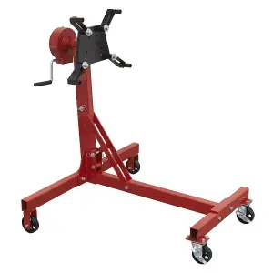 Sealey 450kg Folding Rotating Engine Stand With Geared Handle Drive ES480D