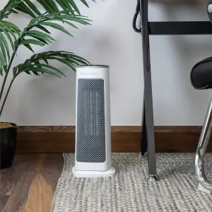 Spear & Jackson Tower Fan Heater with Remote Control