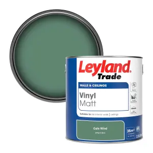 Leyland Trade Vinyl Matt Walls & Ceilings Emulsion Paint Gale Wind (PPG1139-5) 2.5L