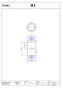 McAlpine R1 0.75" Straight Overflow Connector