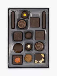 Hotel Chocolat Serious Dark Fix H Box, 155G