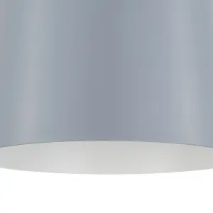 GoodHome Calume Light grey Bell Light shade (D)18cm