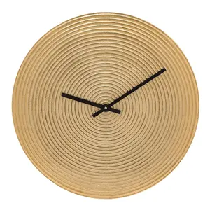 Interval Metal Wall Clock 30cm - Champagne Gold