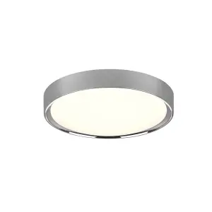 Luminosa Clarimo Modern Bathroom Ceiling Light Chrome 3000K IP44 - UK Stock