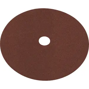 25 Pack of 175mm Fibre Backed Sanding Discs - 60 Grit Aluminium Oxide for Wood Finishing