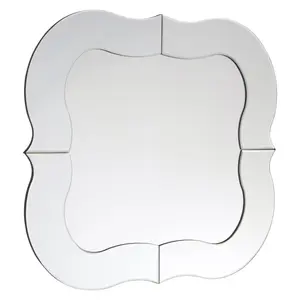 Interiors by Premier Katelyn Silver Rounded Wall Mirror