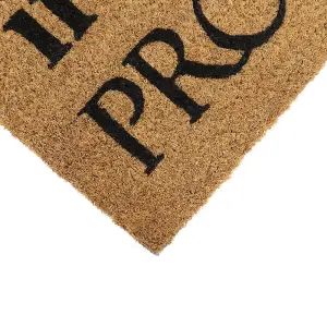 Eco-Friendly Latex Backed Coir Door Mat, Prosecco