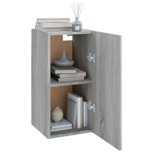 Berkfield TV Cabinets 2 pcs Grey Sonoma 30.5x30x60 cm Engineered Wood