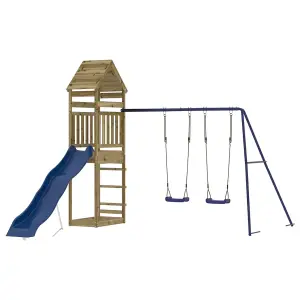 Berkfield Outdoor Playset Impregnated Wood Pine