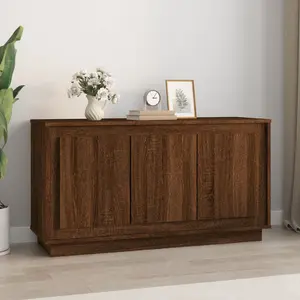 Alpen Home Sideboard Sonoma Oak 102X35x55 Cm Engineered Wood Brown Oak